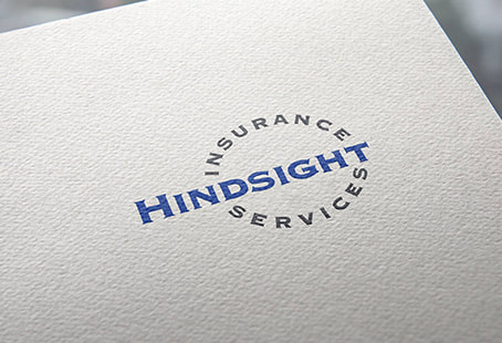 Hindsight Insurance Services logo printed on a paper